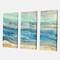 Designart - Ocean Mineral Waves - Beach Canvas Art